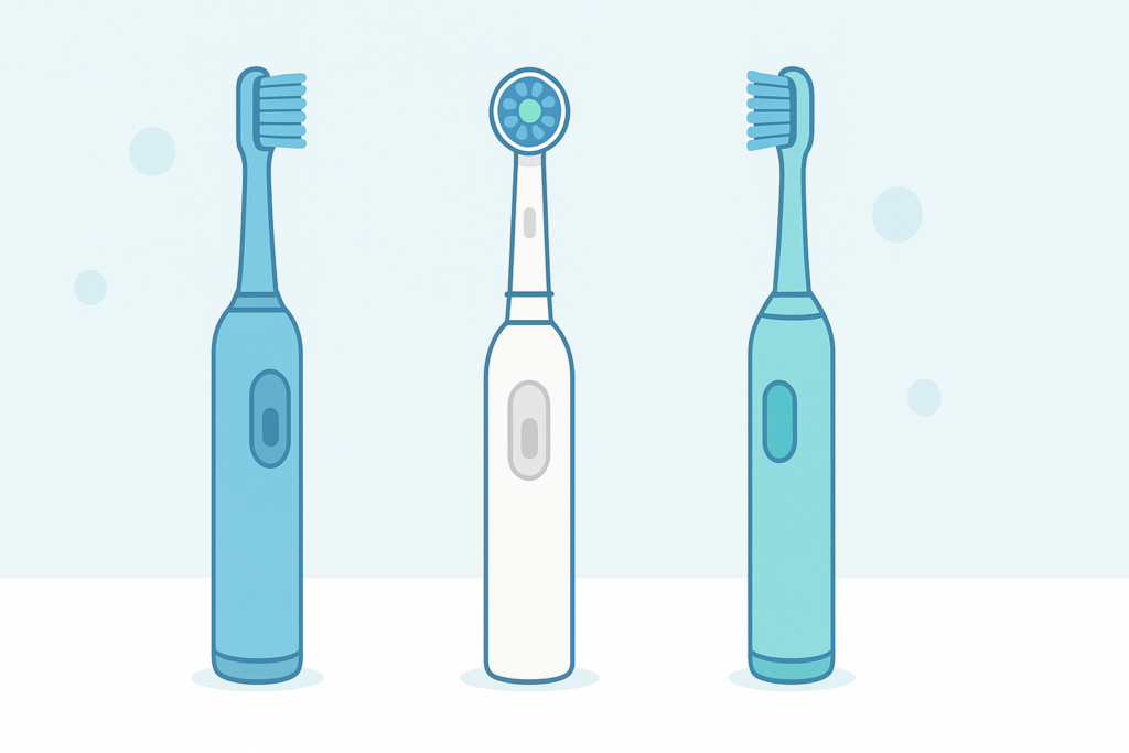 電動歯ブラシの音波式・回転式・超音波式の違いと選び方