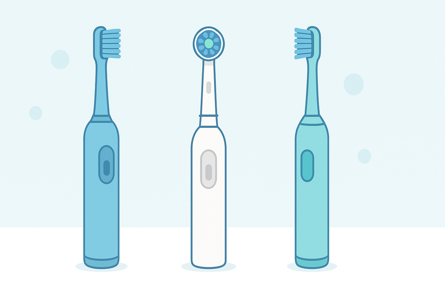 電動歯ブラシの音波式・回転式・超音波式の違いと選び方