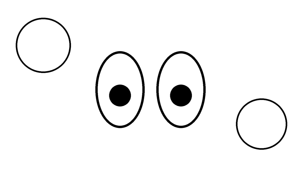 アボカドの選び方と栄養を表す白黒フラットイラスト