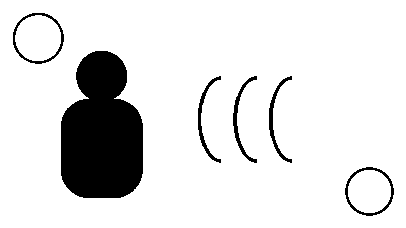 体臭の原因と種類を表す白黒フラットイラスト