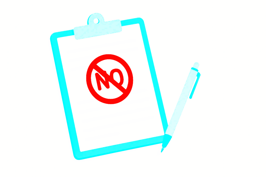 職場での断り方ガイドの白黒アイキャッチ